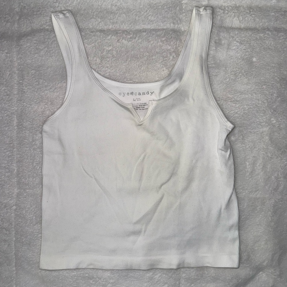 Women's White Tank Top
